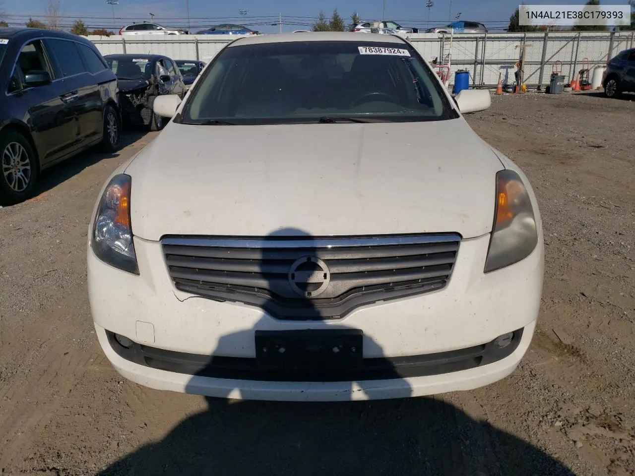 2008 Nissan Altima 2.5 VIN: 1N4AL21E38C179393 Lot: 78387924