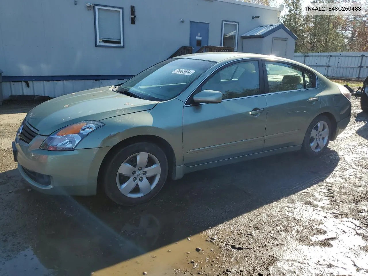 2008 Nissan Altima 2.5 VIN: 1N4AL21E48C260483 Lot: 78663584