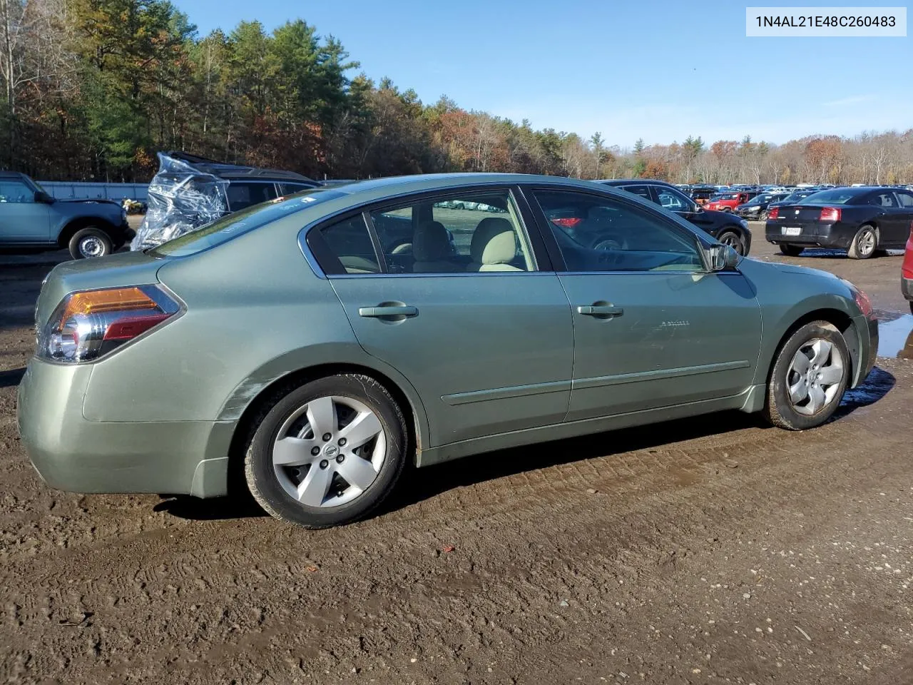 2008 Nissan Altima 2.5 VIN: 1N4AL21E48C260483 Lot: 78663584