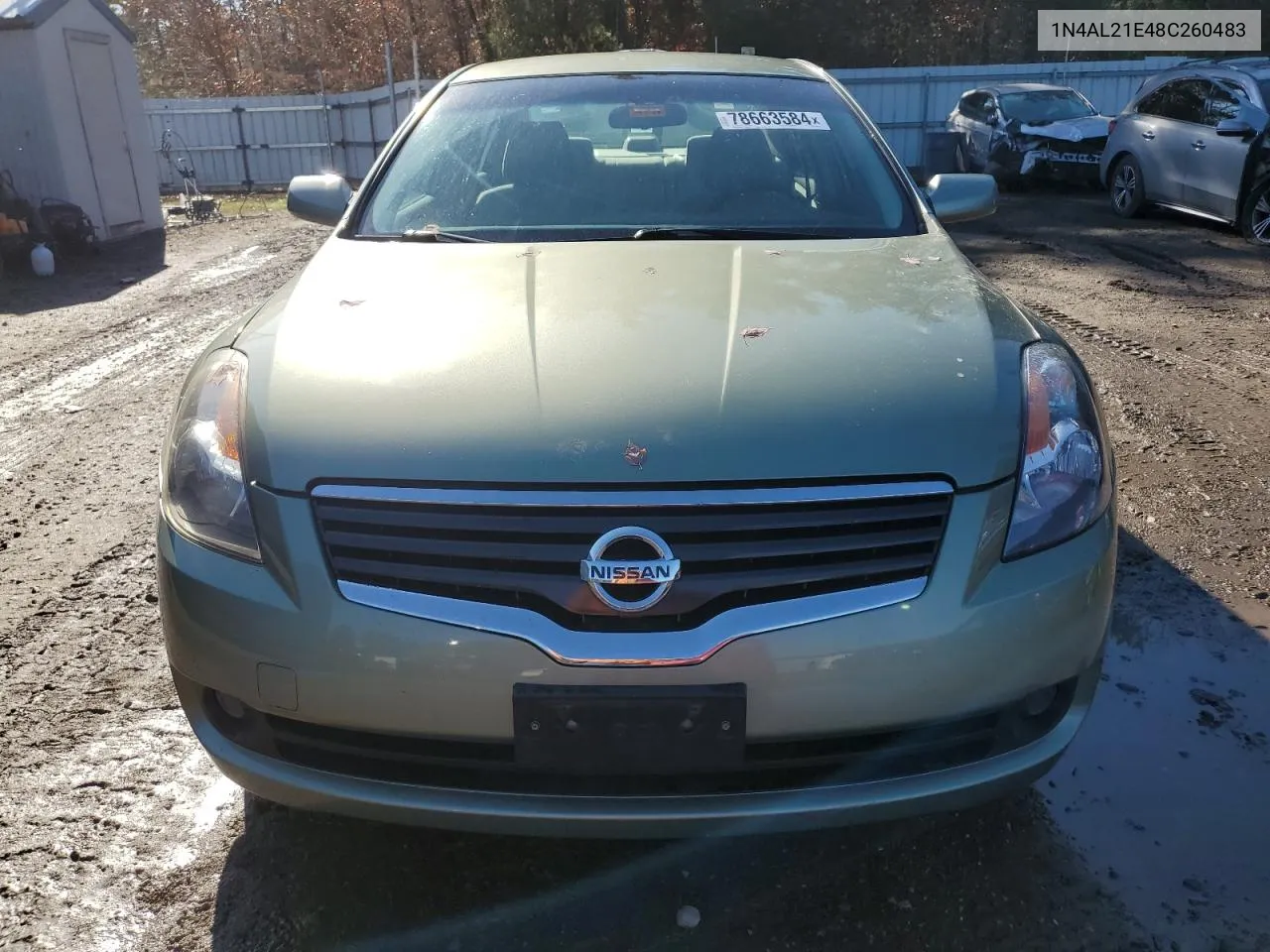 2008 Nissan Altima 2.5 VIN: 1N4AL21E48C260483 Lot: 78663584