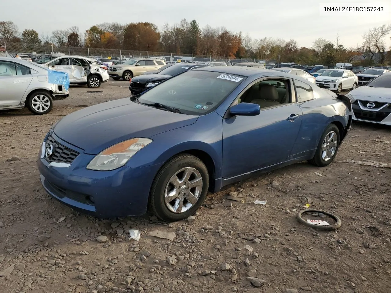 2008 Nissan Altima 2.5S VIN: 1N4AL24E18C157243 Lot: 78704644