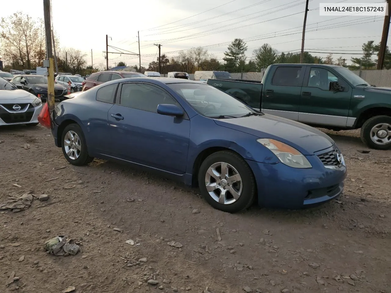 2008 Nissan Altima 2.5S VIN: 1N4AL24E18C157243 Lot: 78704644