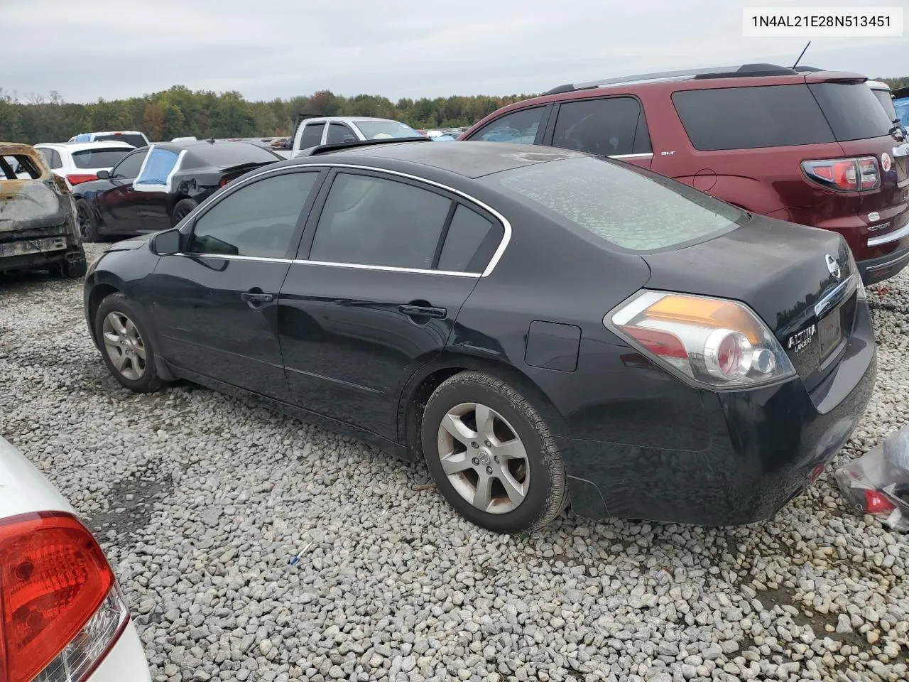 2008 Nissan Altima 2.5 VIN: 1N4AL21E28N513451 Lot: 78735654