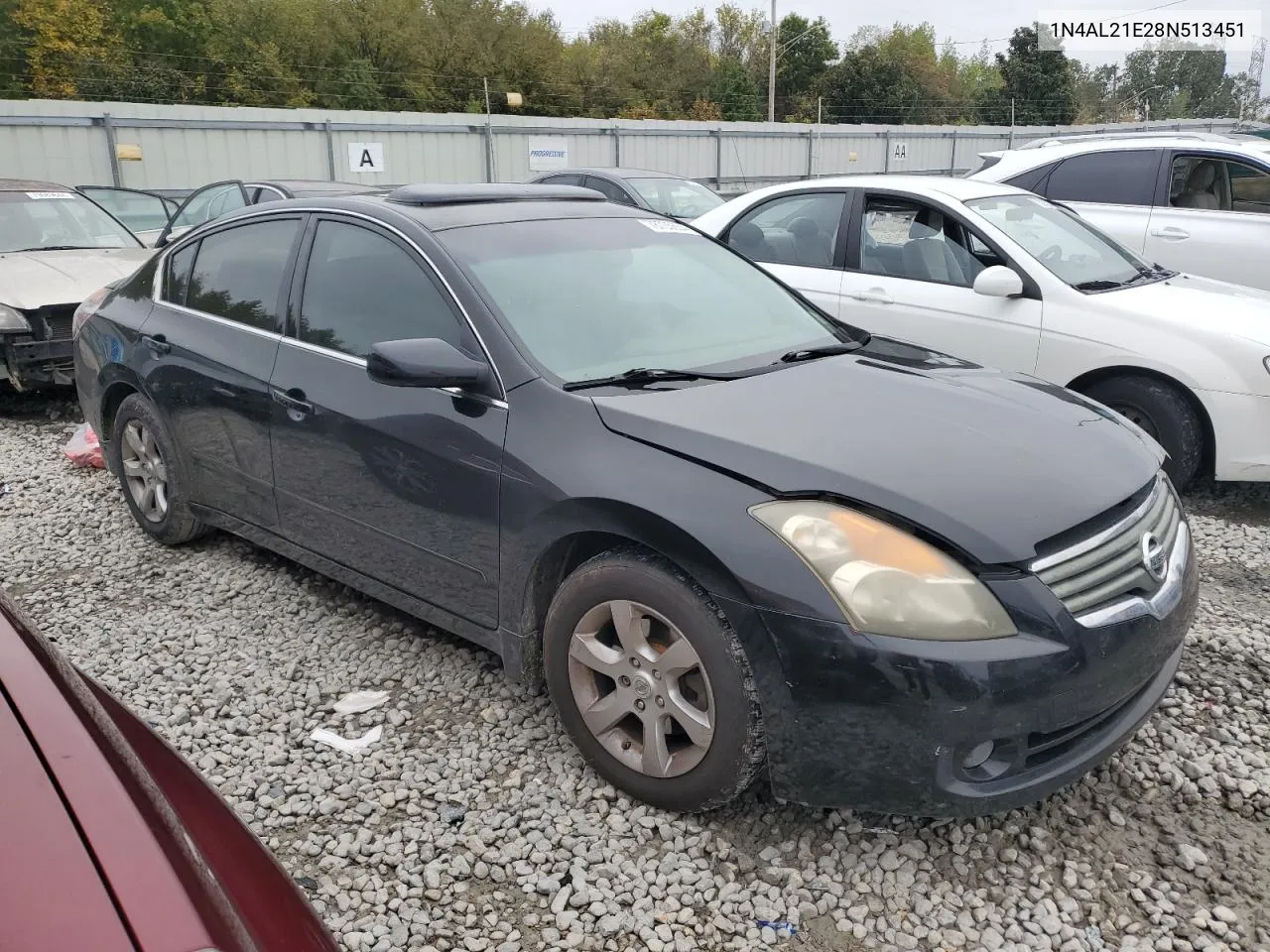 2008 Nissan Altima 2.5 VIN: 1N4AL21E28N513451 Lot: 78735654