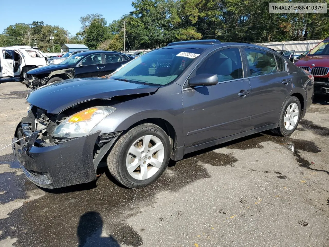 2008 Nissan Altima 2.5 VIN: 1N4AL21E98N410379 Lot: 80733144