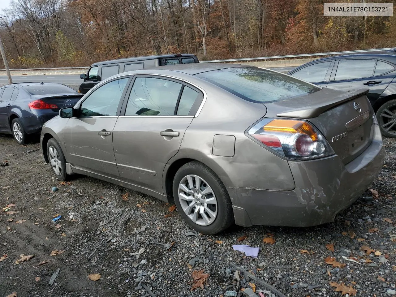 2008 Nissan Altima 2.5 VIN: 1N4AL21E78C153721 Lot: 80888994