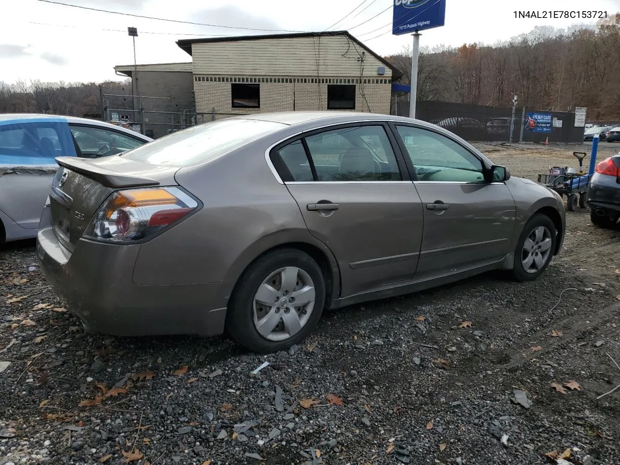 2008 Nissan Altima 2.5 VIN: 1N4AL21E78C153721 Lot: 80888994