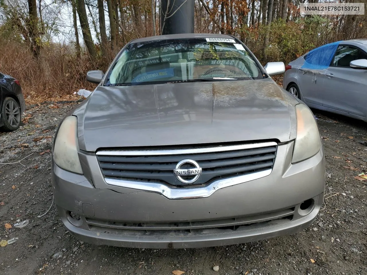 2008 Nissan Altima 2.5 VIN: 1N4AL21E78C153721 Lot: 80888994