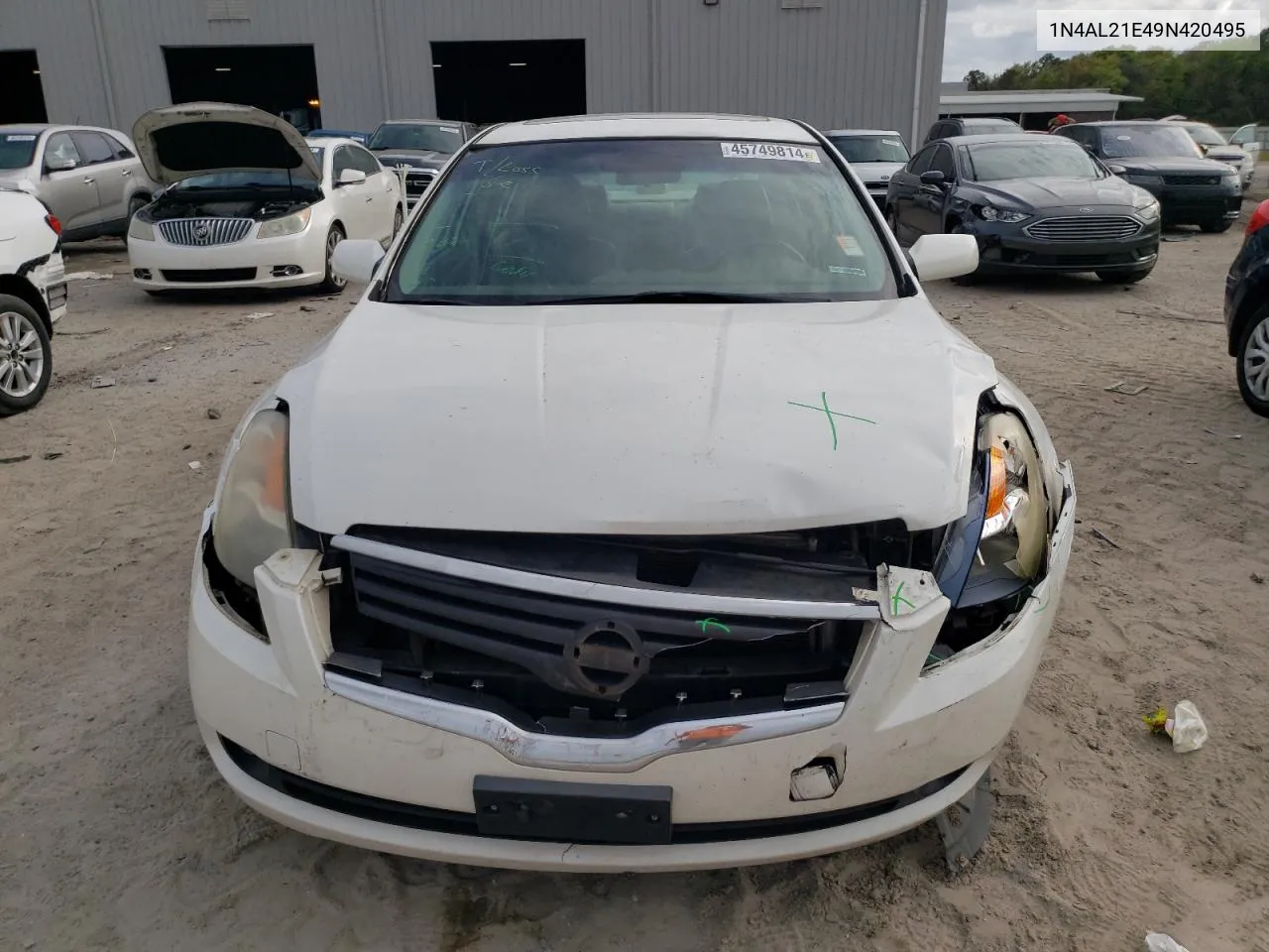 2009 Nissan Altima 2.5 VIN: 1N4AL21E49N420495 Lot: 45749814