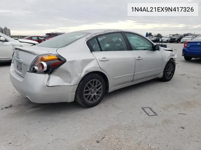 2009 Nissan Altima 2.5 VIN: 1N4AL21EX9N417326 Lot: 46178024