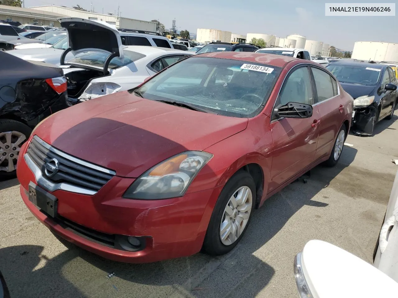 2009 Nissan Altima 2.5 VIN: 1N4AL21E19N406246 Lot: 59188134