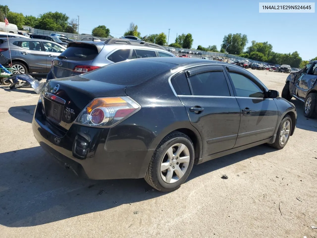 2009 Nissan Altima 2.5 VIN: 1N4AL21E29N524645 Lot: 59288964