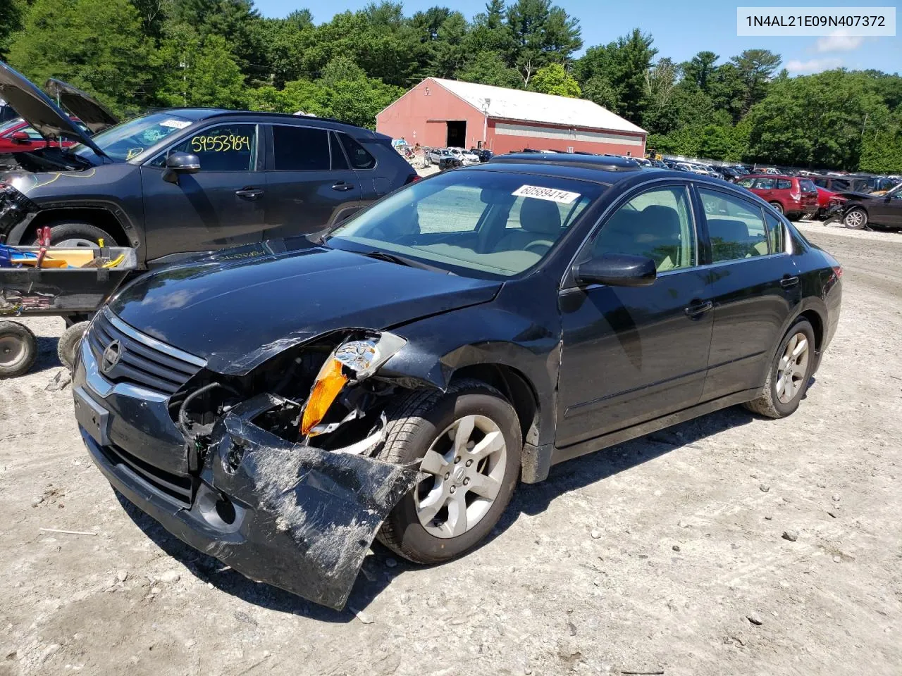 2009 Nissan Altima 2.5 VIN: 1N4AL21E09N407372 Lot: 60589414