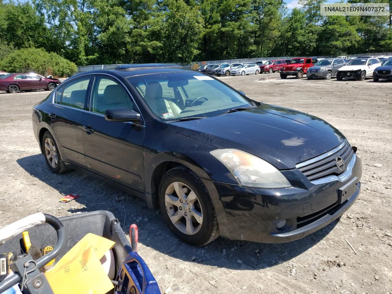 2009 Nissan Altima 2.5 VIN: 1N4AL21E09N407372 Lot: 60589414