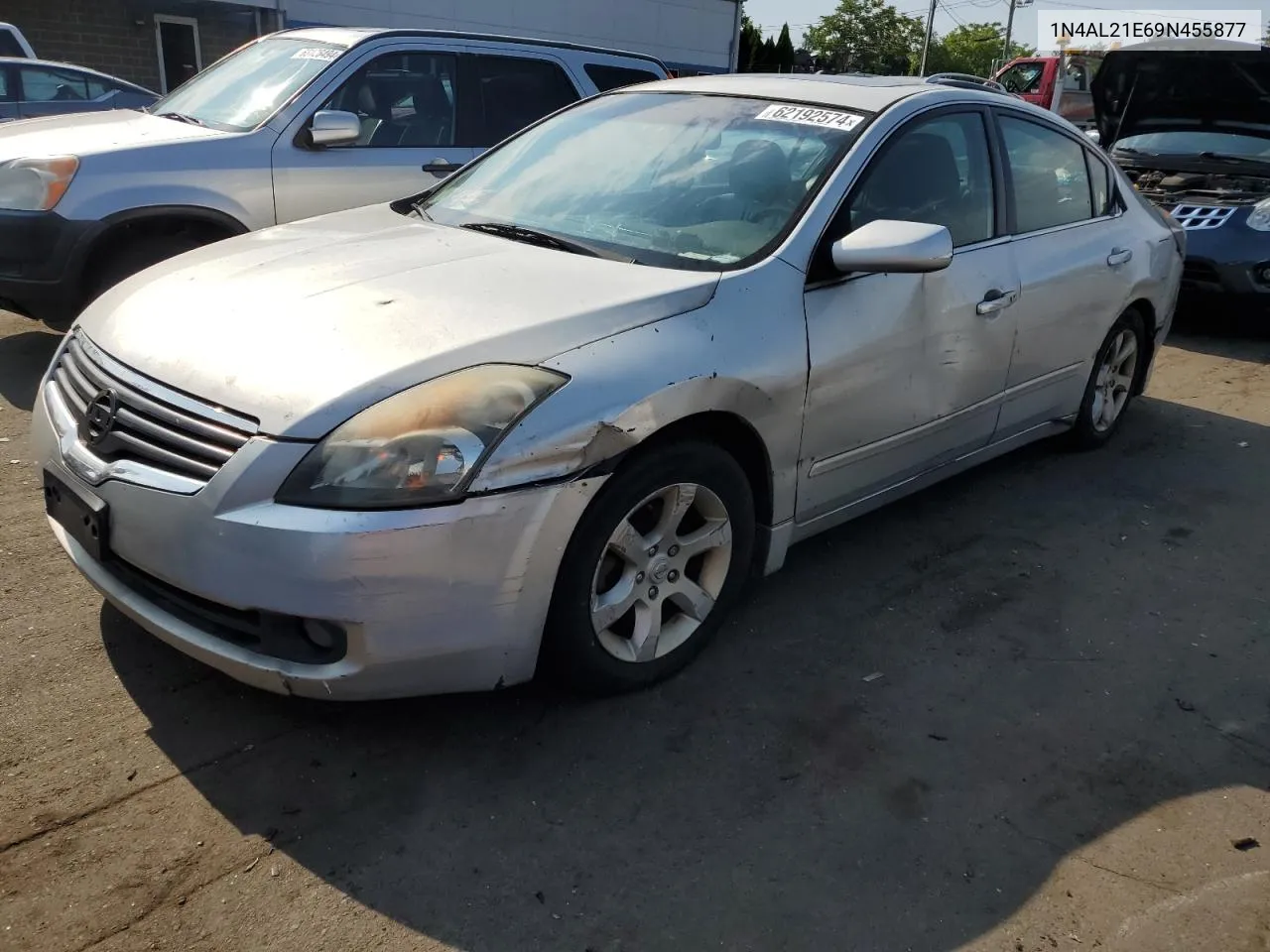 2009 Nissan Altima 2.5 VIN: 1N4AL21E69N455877 Lot: 62192574