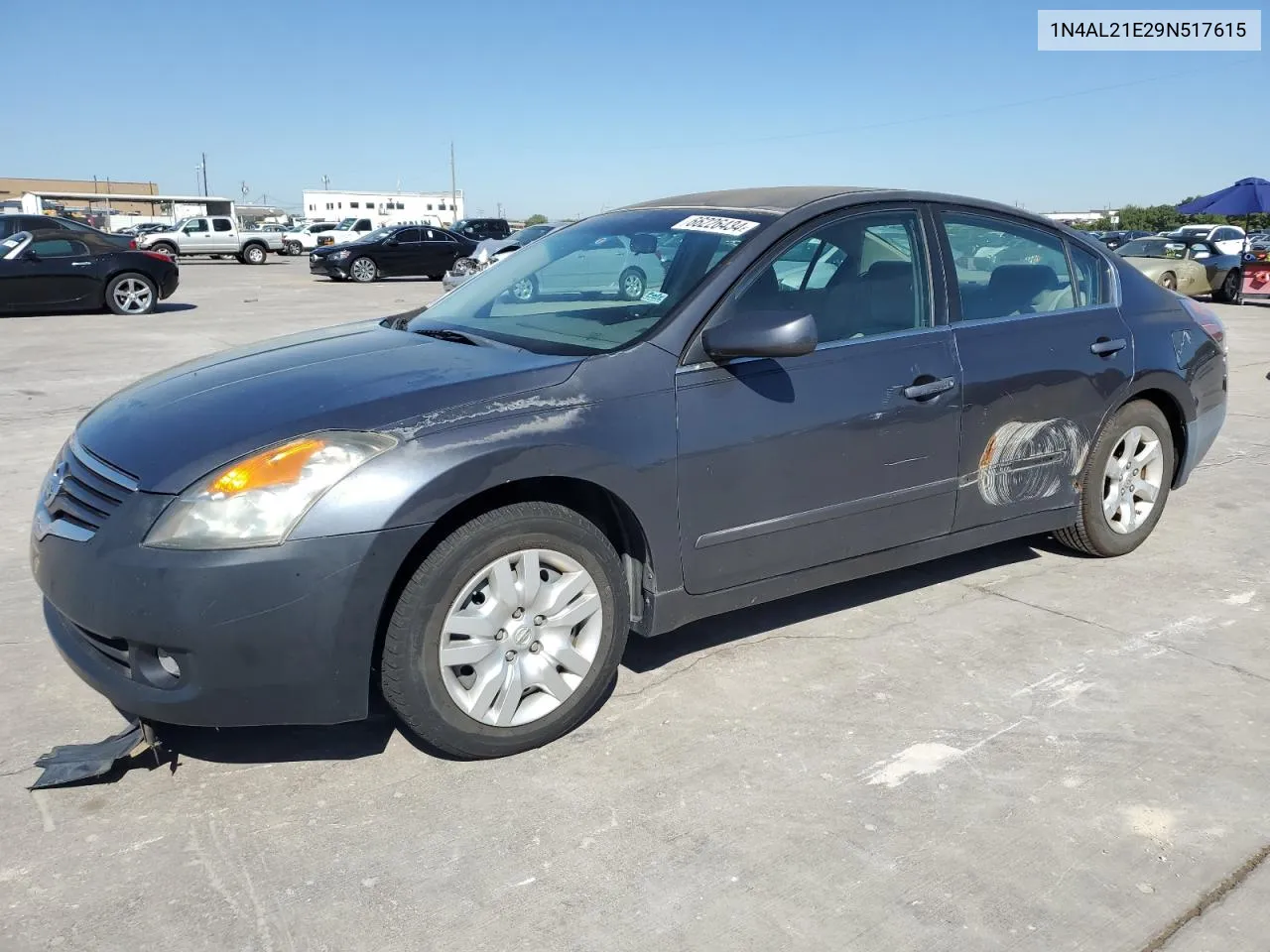 2009 Nissan Altima 2.5 VIN: 1N4AL21E29N517615 Lot: 66226434