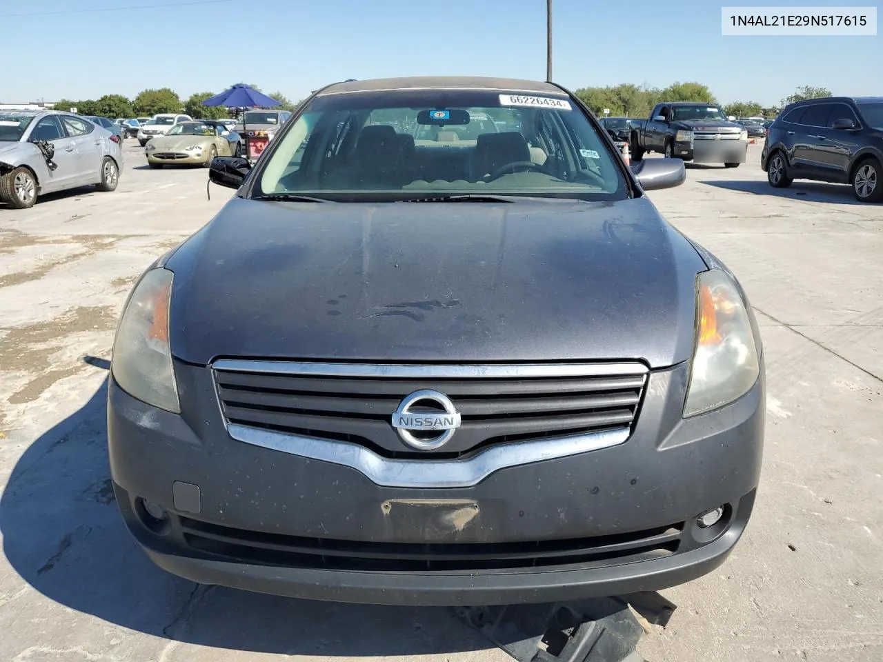 2009 Nissan Altima 2.5 VIN: 1N4AL21E29N517615 Lot: 66226434