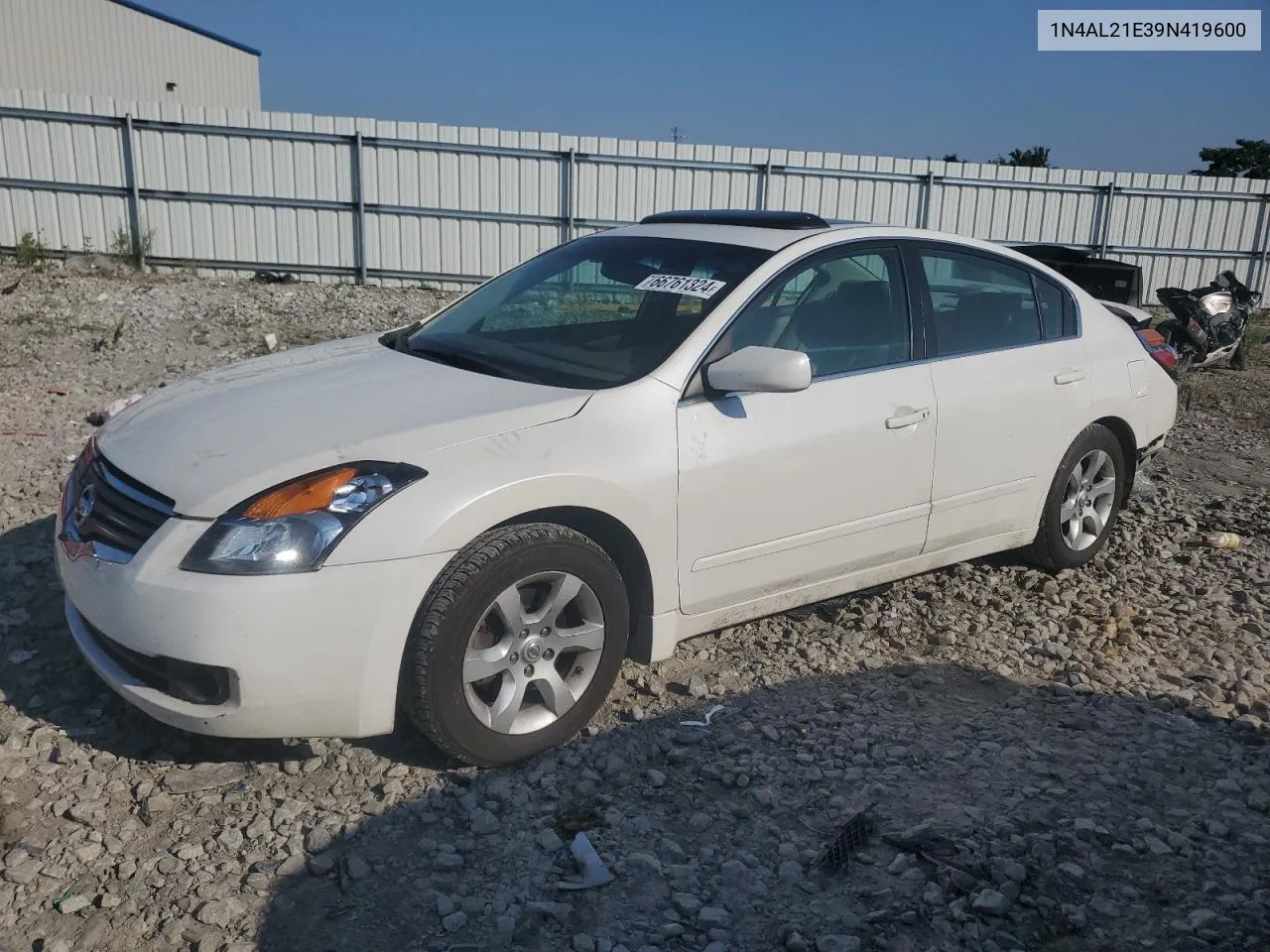 1N4AL21E39N419600 2009 Nissan Altima 2.5