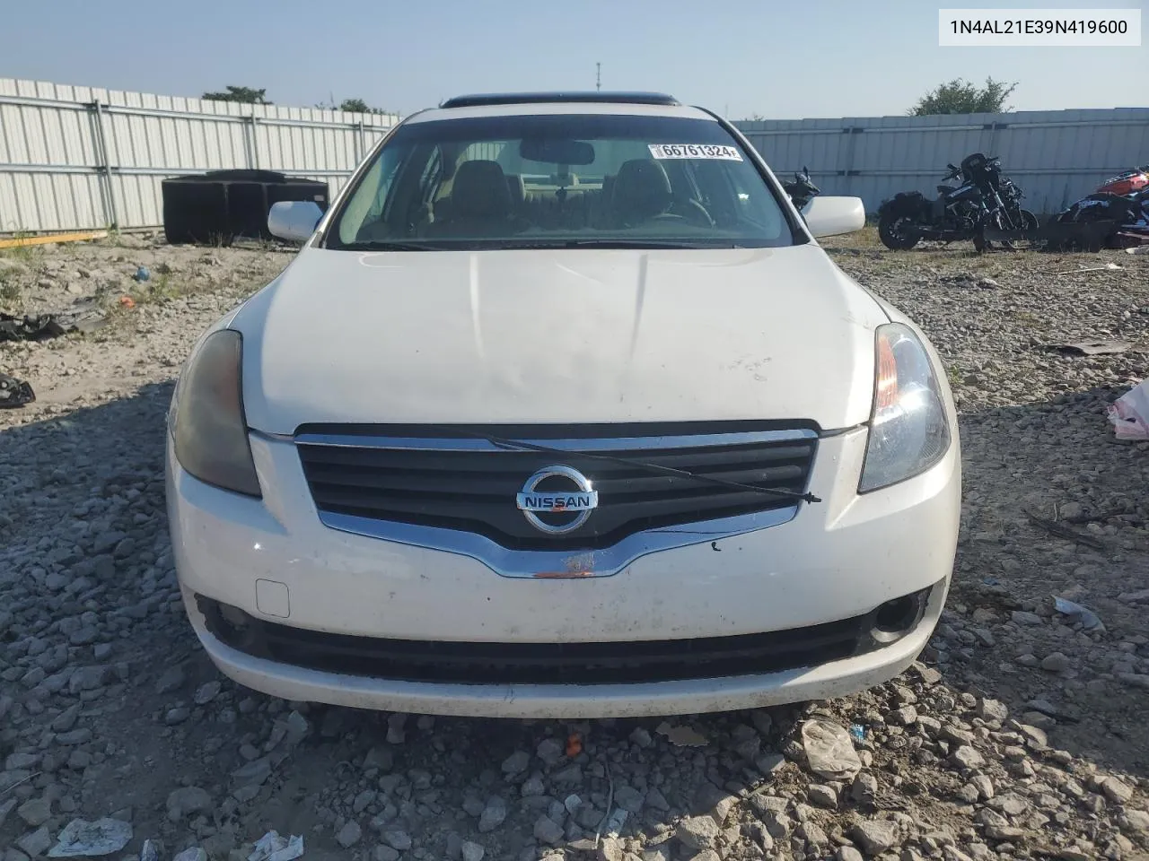 2009 Nissan Altima 2.5 VIN: 1N4AL21E39N419600 Lot: 66761324