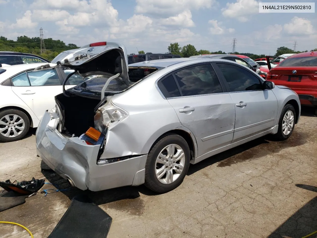 2009 Nissan Altima 2.5 VIN: 1N4AL21E29N502810 Lot: 68296974