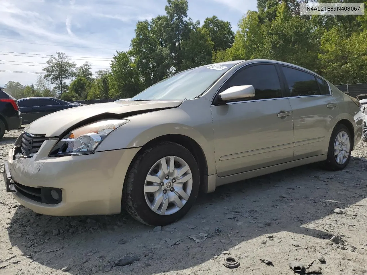 1N4AL21E89N403067 2009 Nissan Altima 2.5