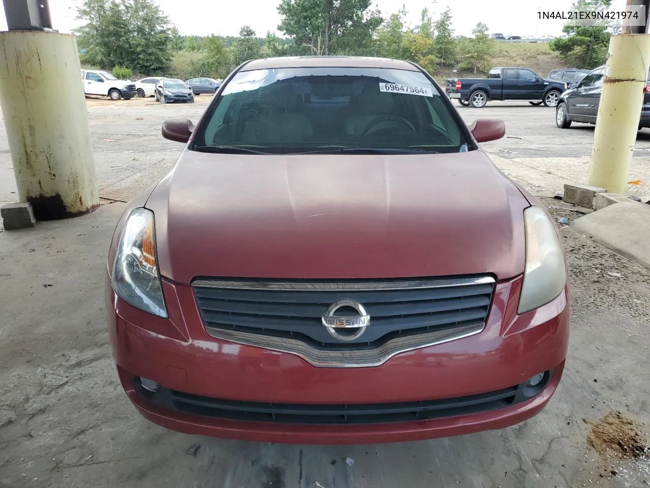 2009 Nissan Altima 2.5 VIN: 1N4AL21EX9N421974 Lot: 69647564