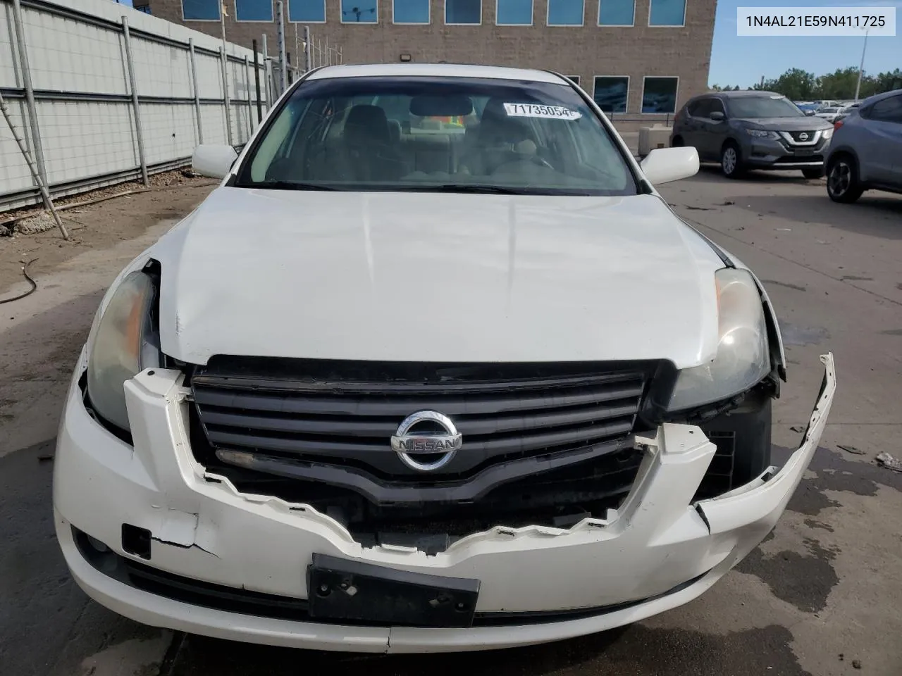 2009 Nissan Altima 2.5 VIN: 1N4AL21E59N411725 Lot: 71735054