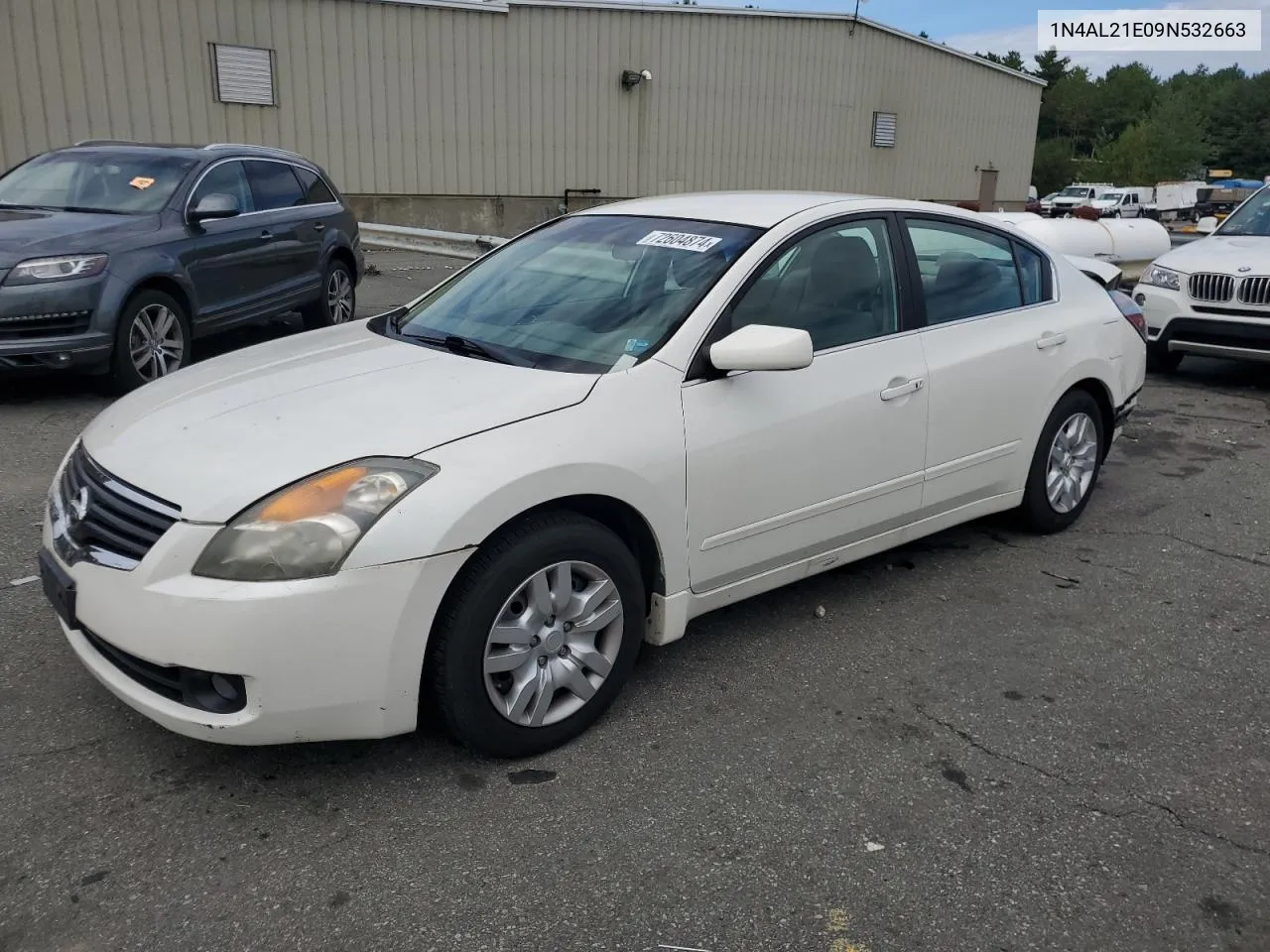 2009 Nissan Altima 2.5 VIN: 1N4AL21E09N532663 Lot: 72604874