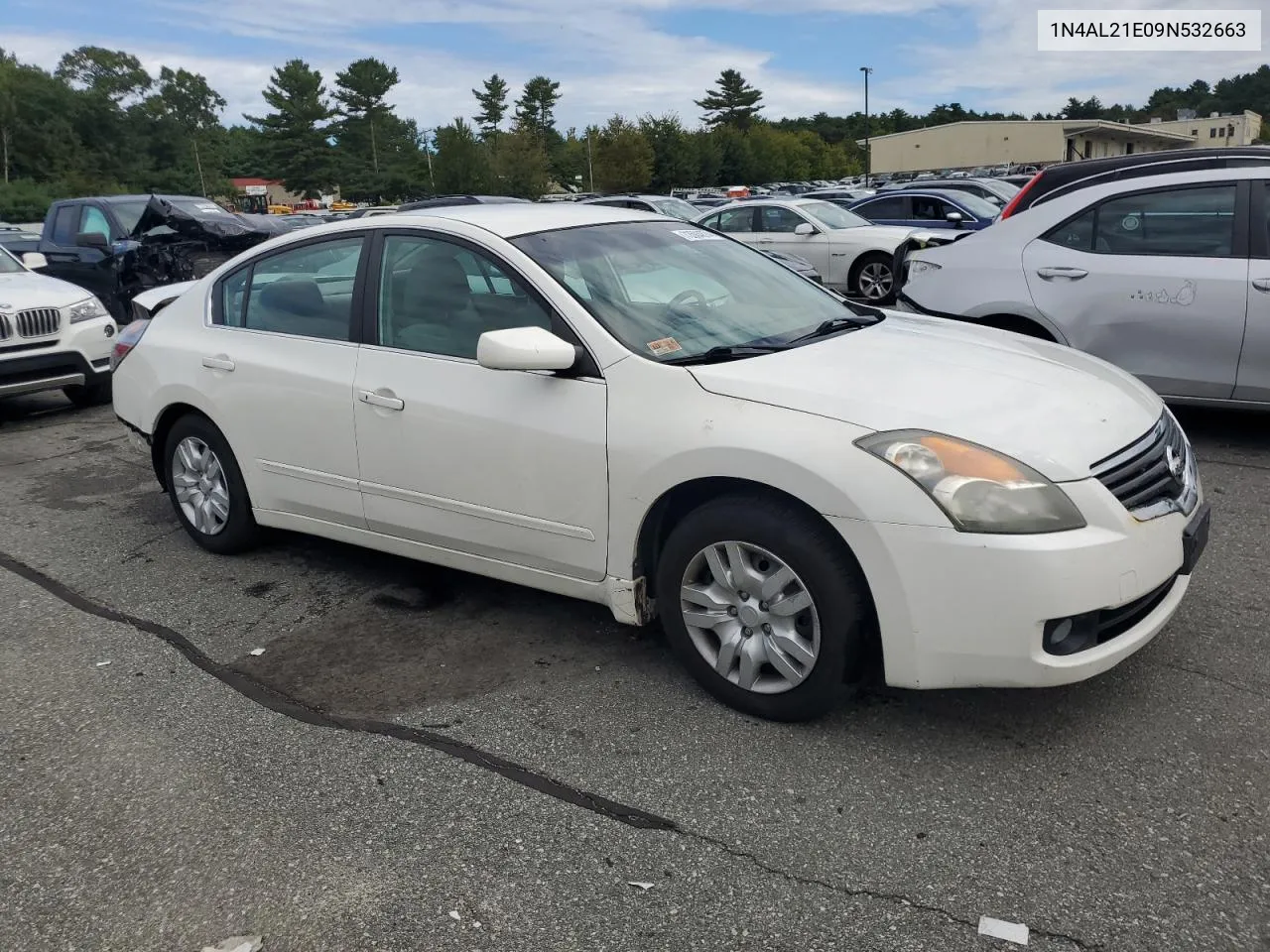 2009 Nissan Altima 2.5 VIN: 1N4AL21E09N532663 Lot: 72604874