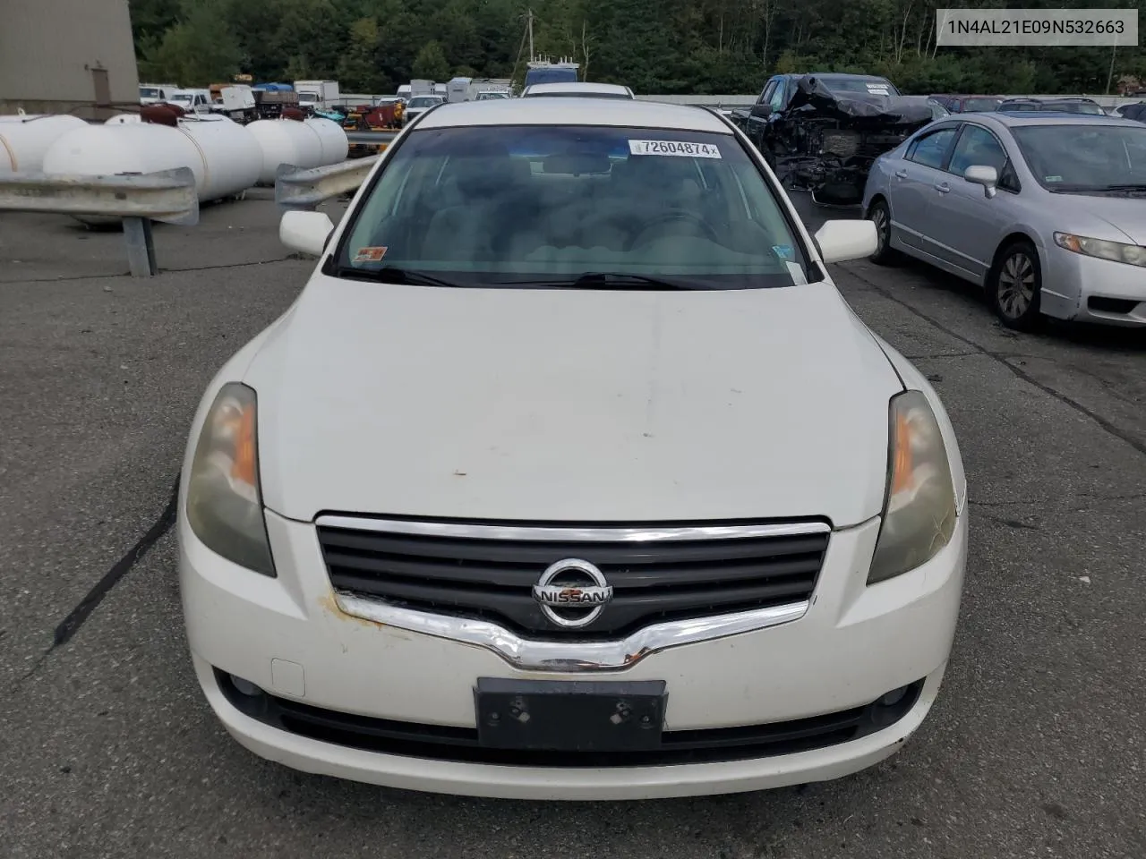 2009 Nissan Altima 2.5 VIN: 1N4AL21E09N532663 Lot: 72604874