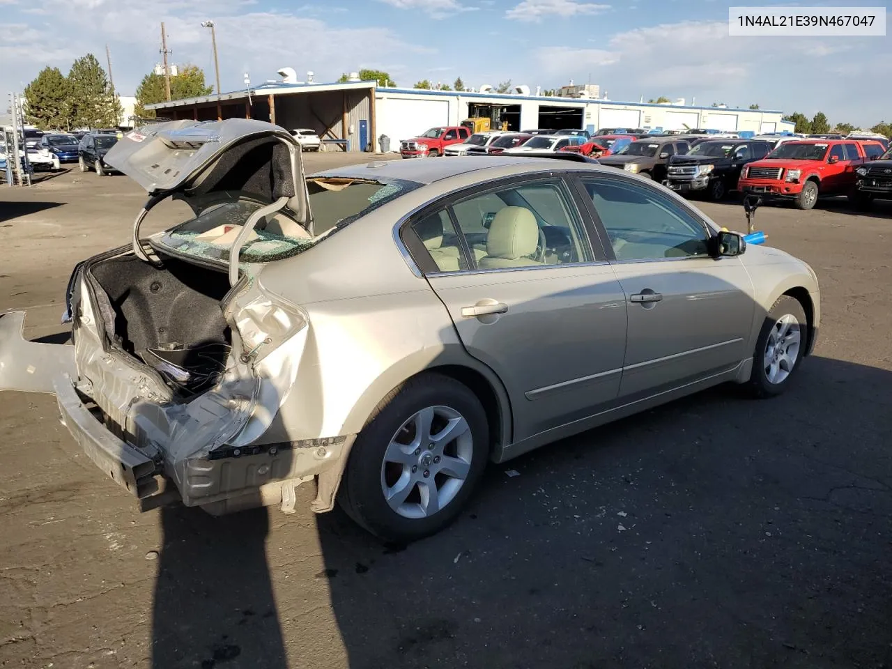 2009 Nissan Altima 2.5 VIN: 1N4AL21E39N467047 Lot: 73065614