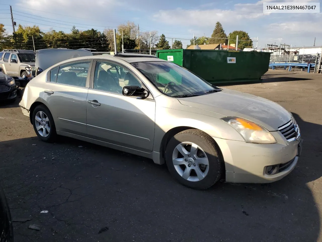 2009 Nissan Altima 2.5 VIN: 1N4AL21E39N467047 Lot: 73065614