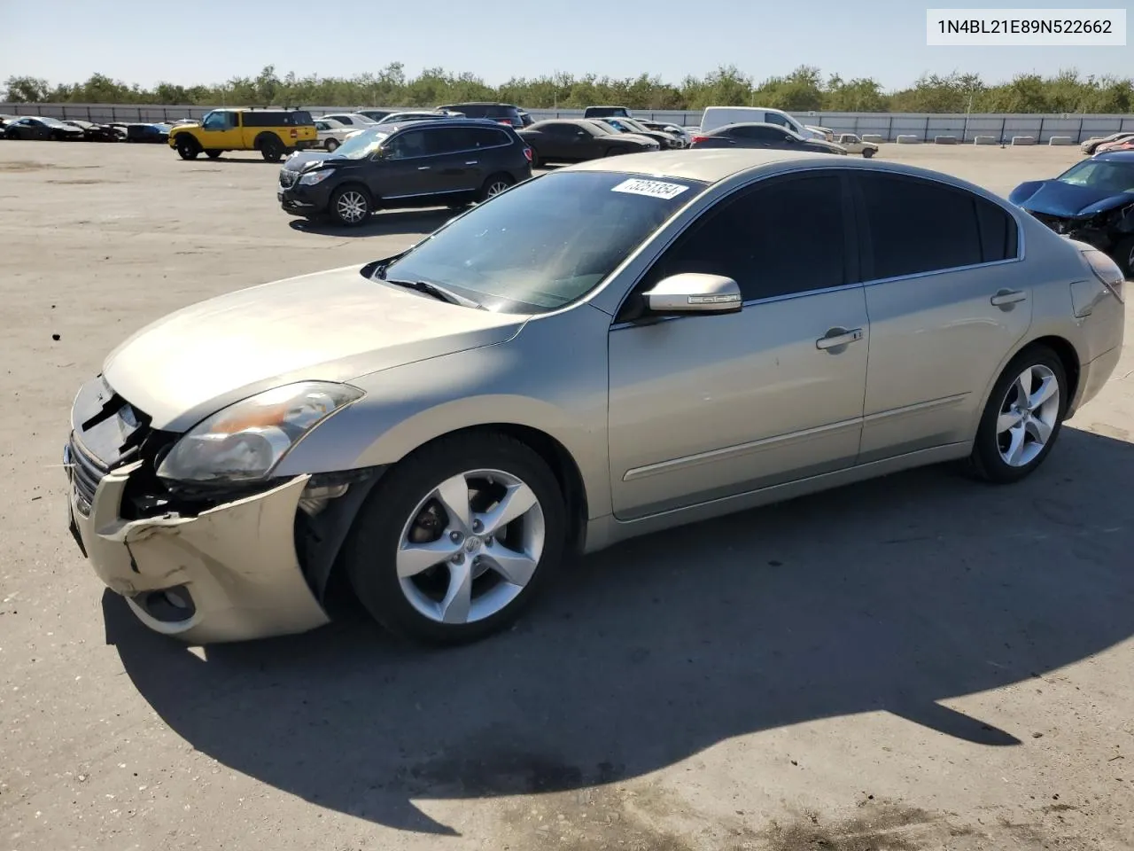 2009 Nissan Altima 3.5Se VIN: 1N4BL21E89N522662 Lot: 73251354