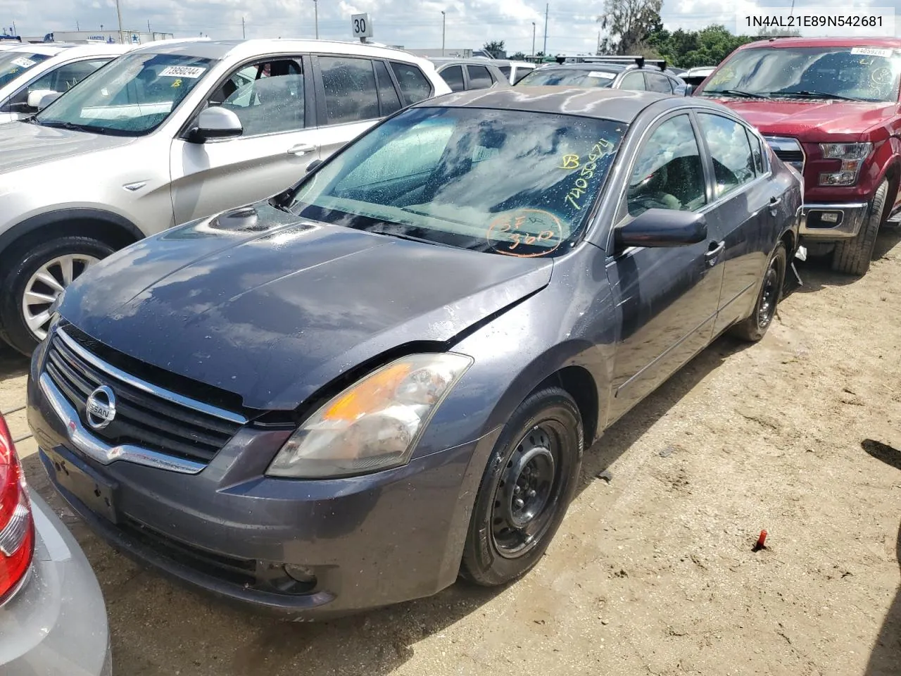 2009 Nissan Altima 2.5 VIN: 1N4AL21E89N542681 Lot: 74050974