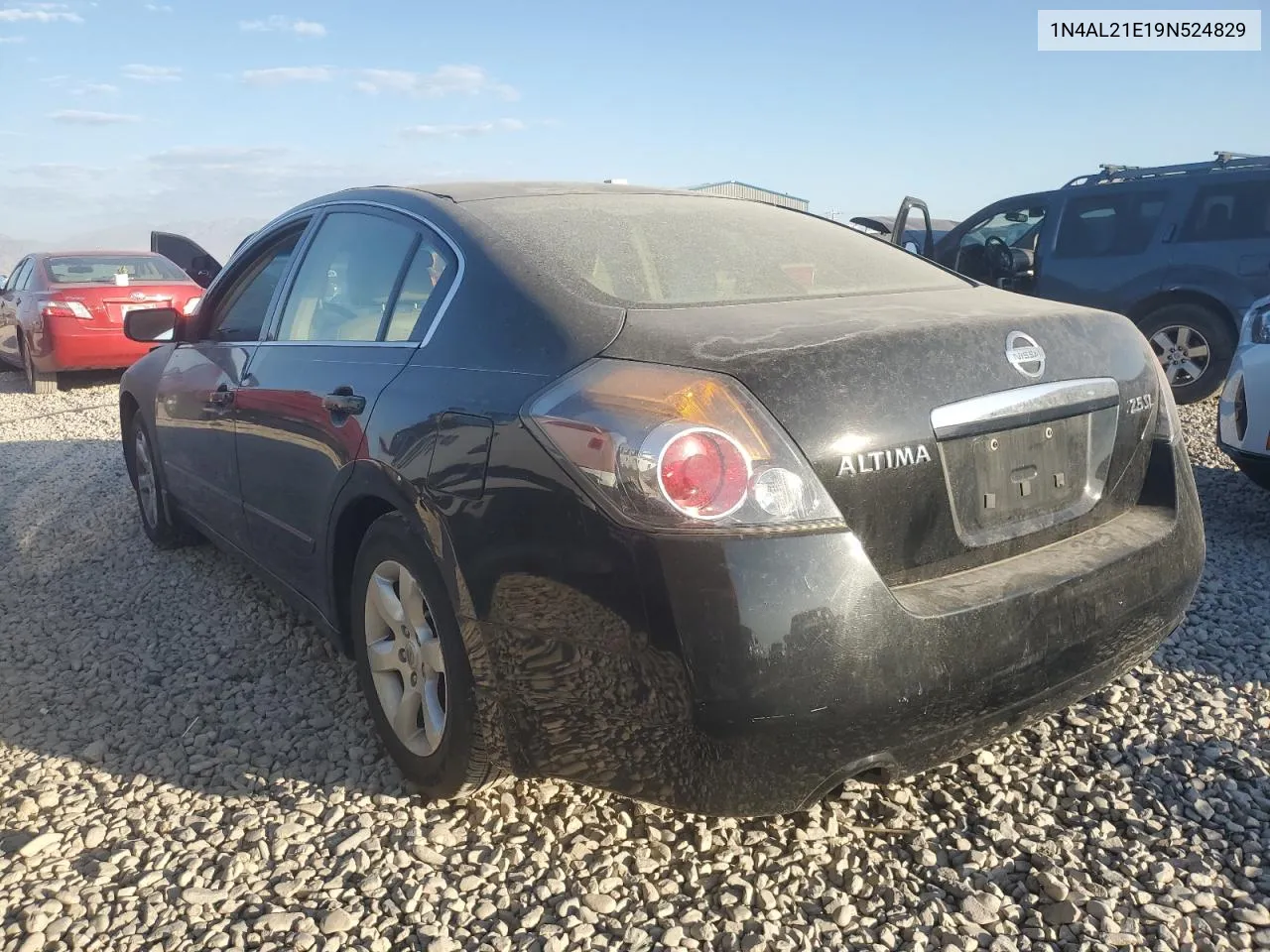 2009 Nissan Altima 2.5 VIN: 1N4AL21E19N524829 Lot: 75008094