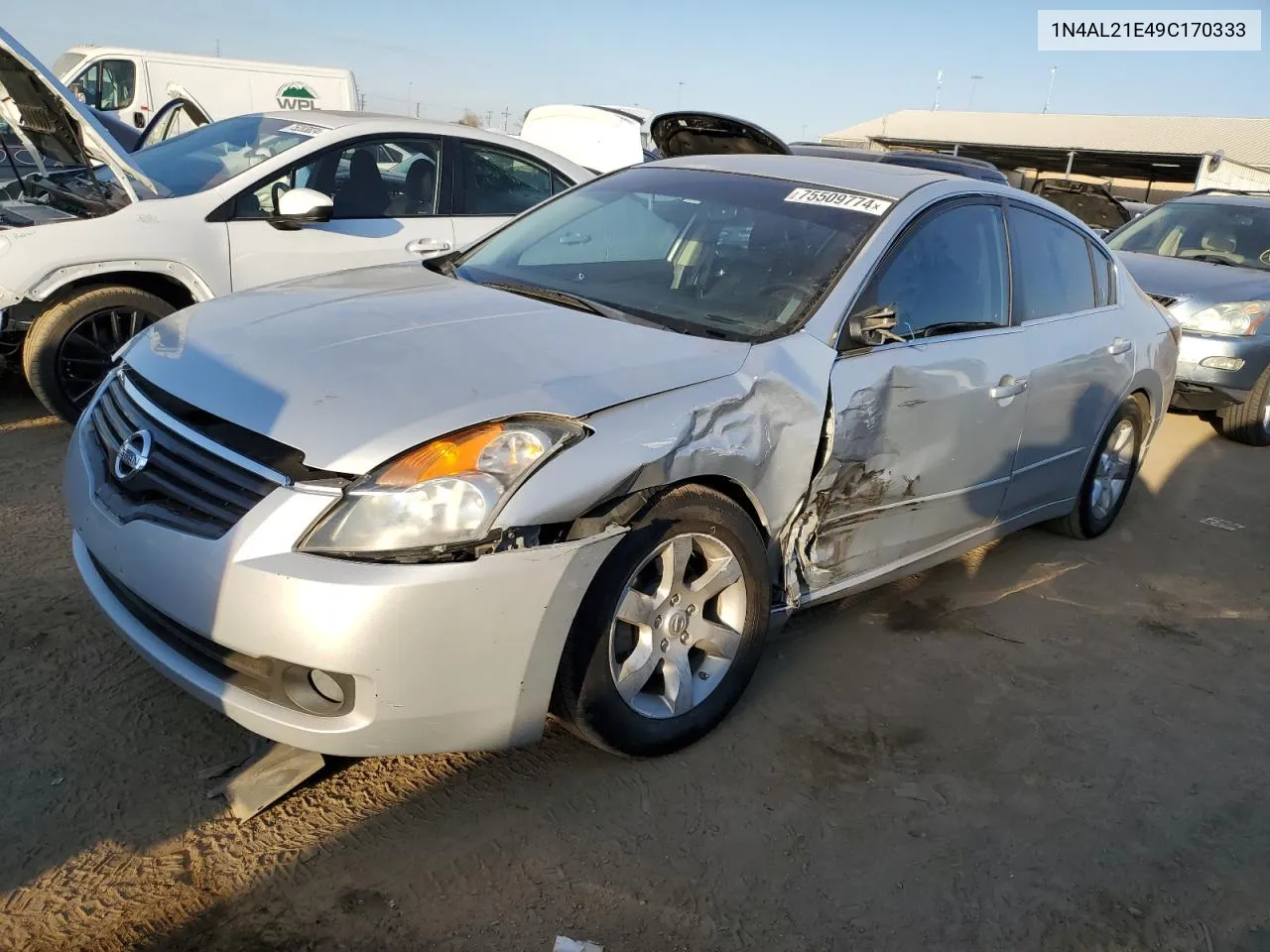 2009 Nissan Altima 2.5 VIN: 1N4AL21E49C170333 Lot: 75509774