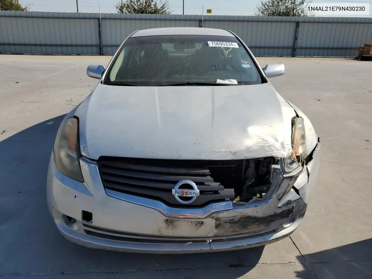 2009 Nissan Altima 2.5 VIN: 1N4AL21E79N430230 Lot: 75695334