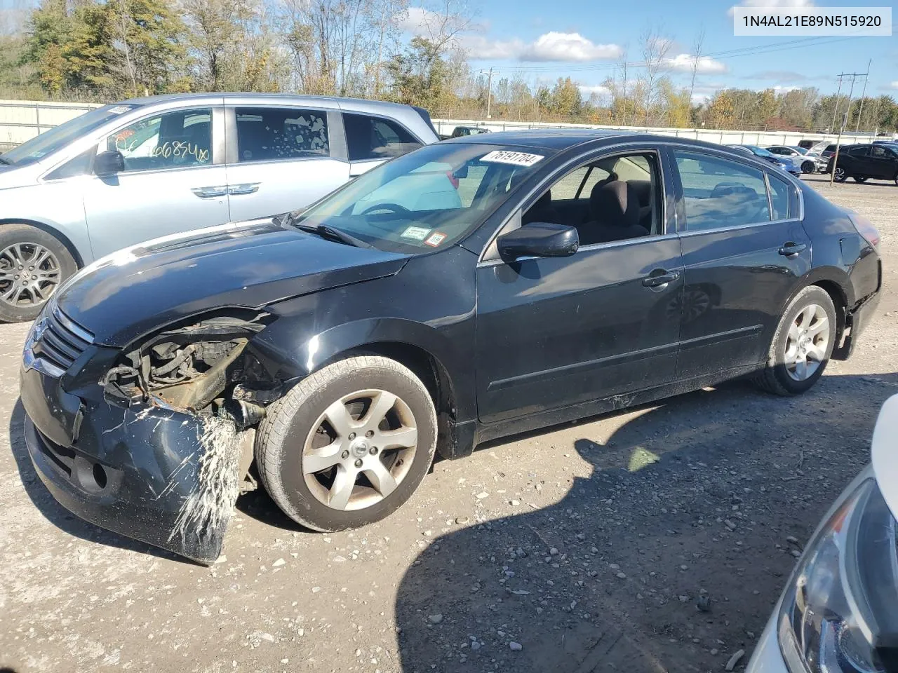 2009 Nissan Altima 2.5 VIN: 1N4AL21E89N515920 Lot: 76191704