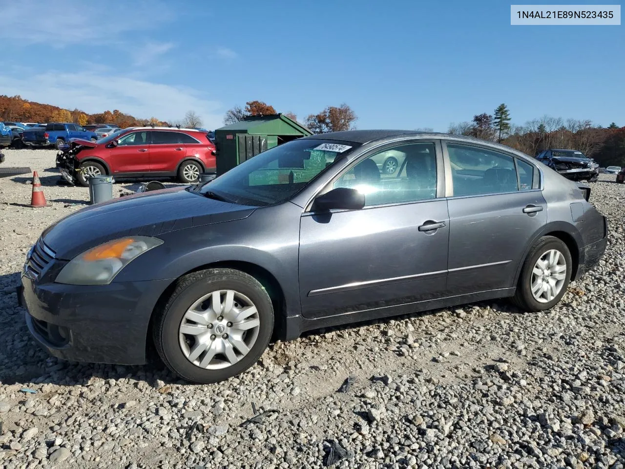 2009 Nissan Altima 2.5 VIN: 1N4AL21E89N523435 Lot: 76490574