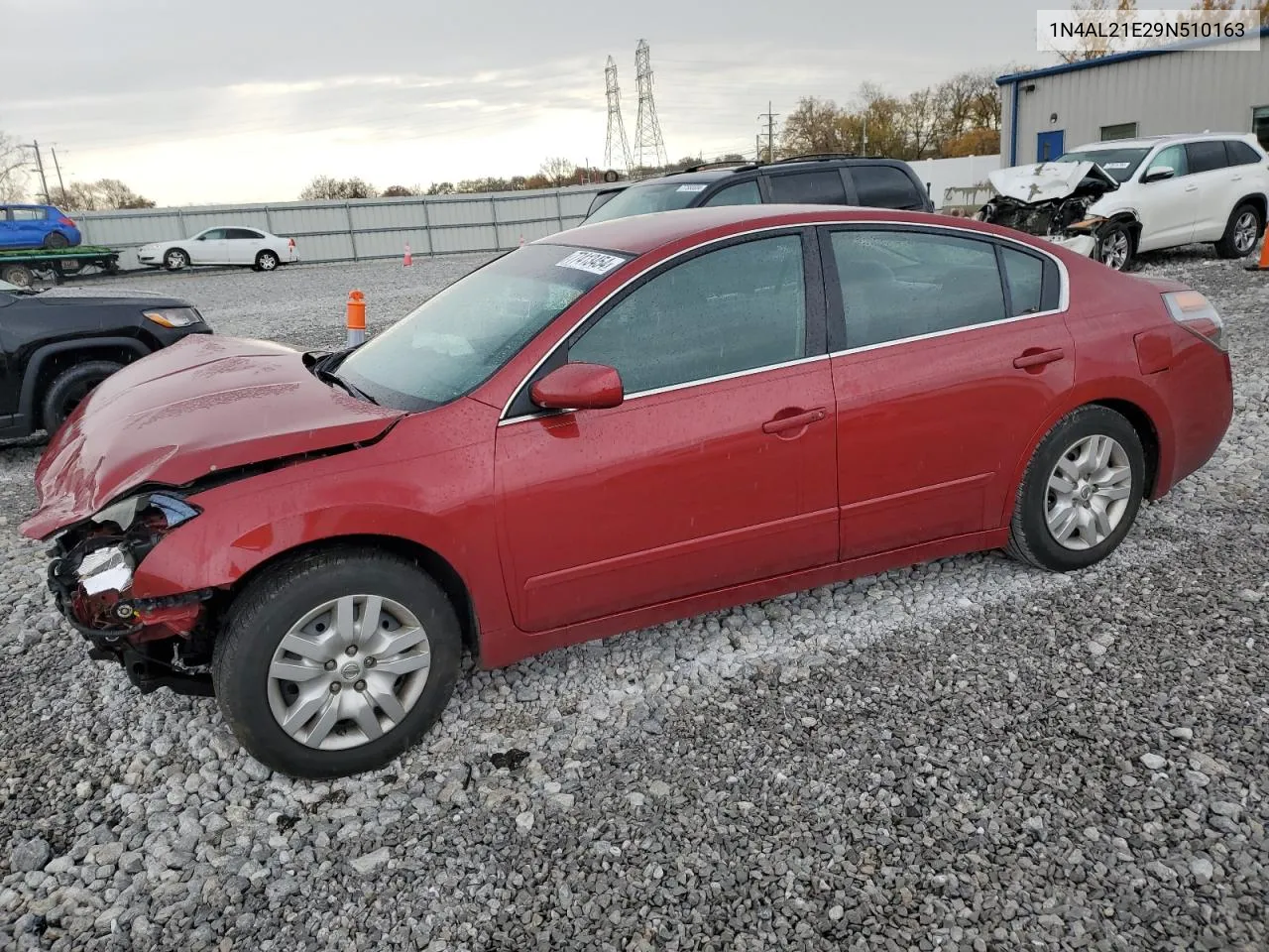 2009 Nissan Altima 2.5 VIN: 1N4AL21E29N510163 Lot: 77413454