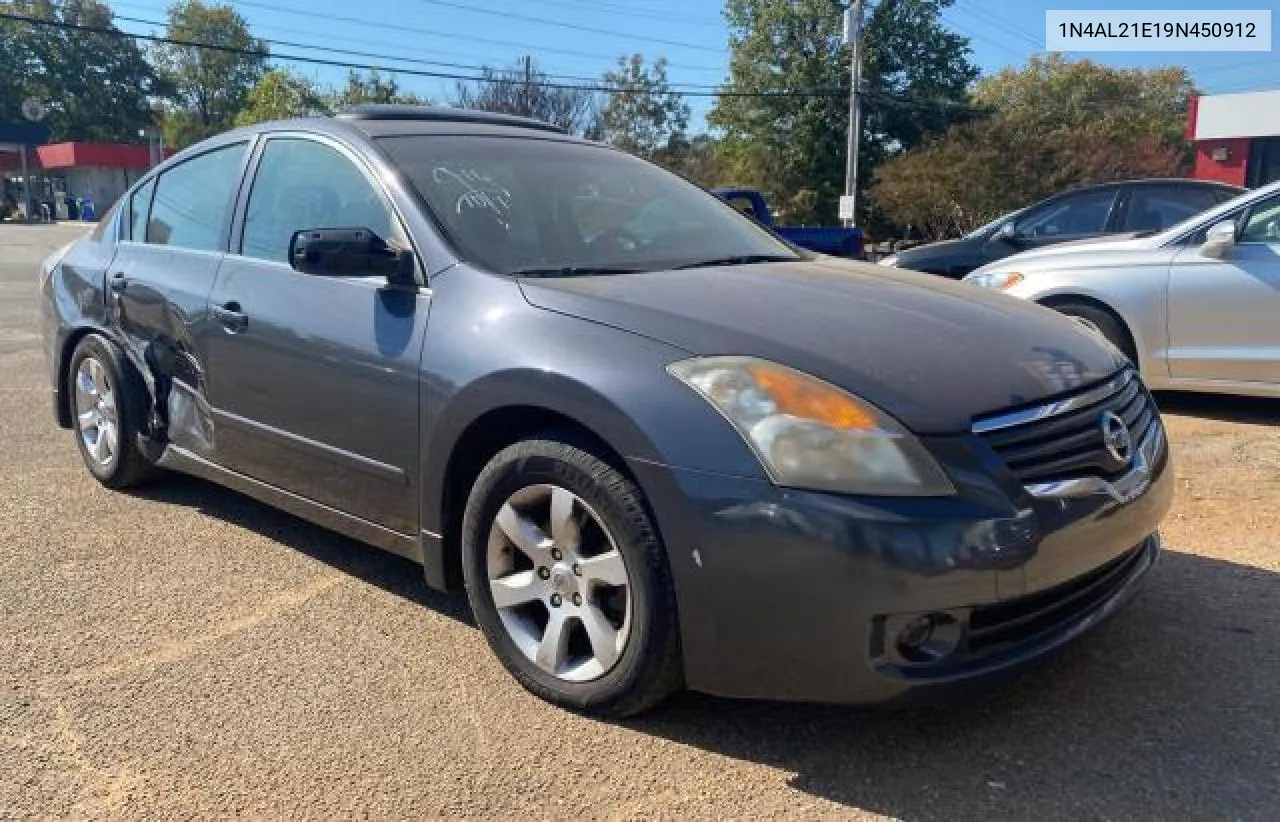 2009 Nissan Altima 2.5 VIN: 1N4AL21E19N450912 Lot: 78669084