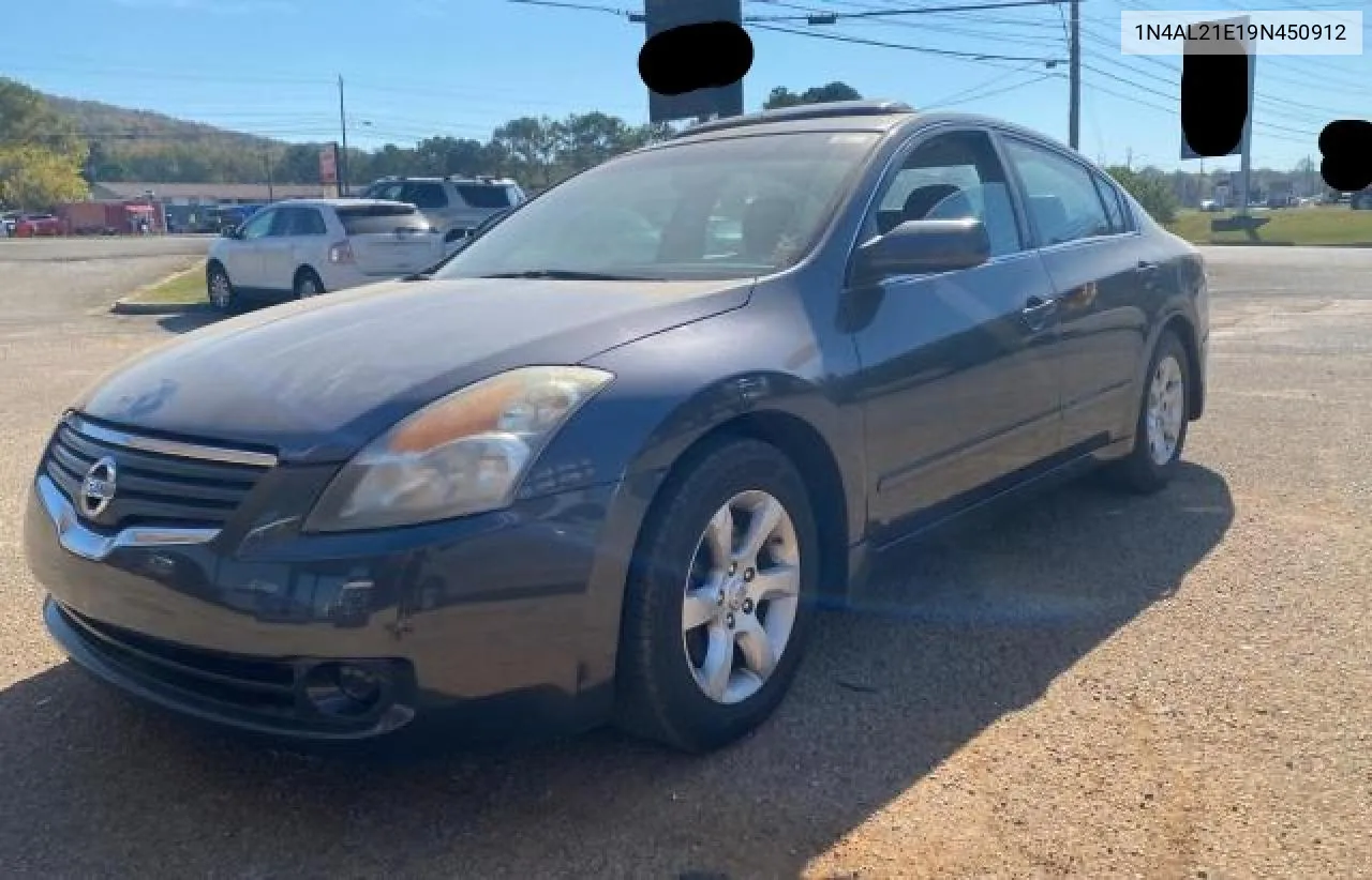 2009 Nissan Altima 2.5 VIN: 1N4AL21E19N450912 Lot: 78669084