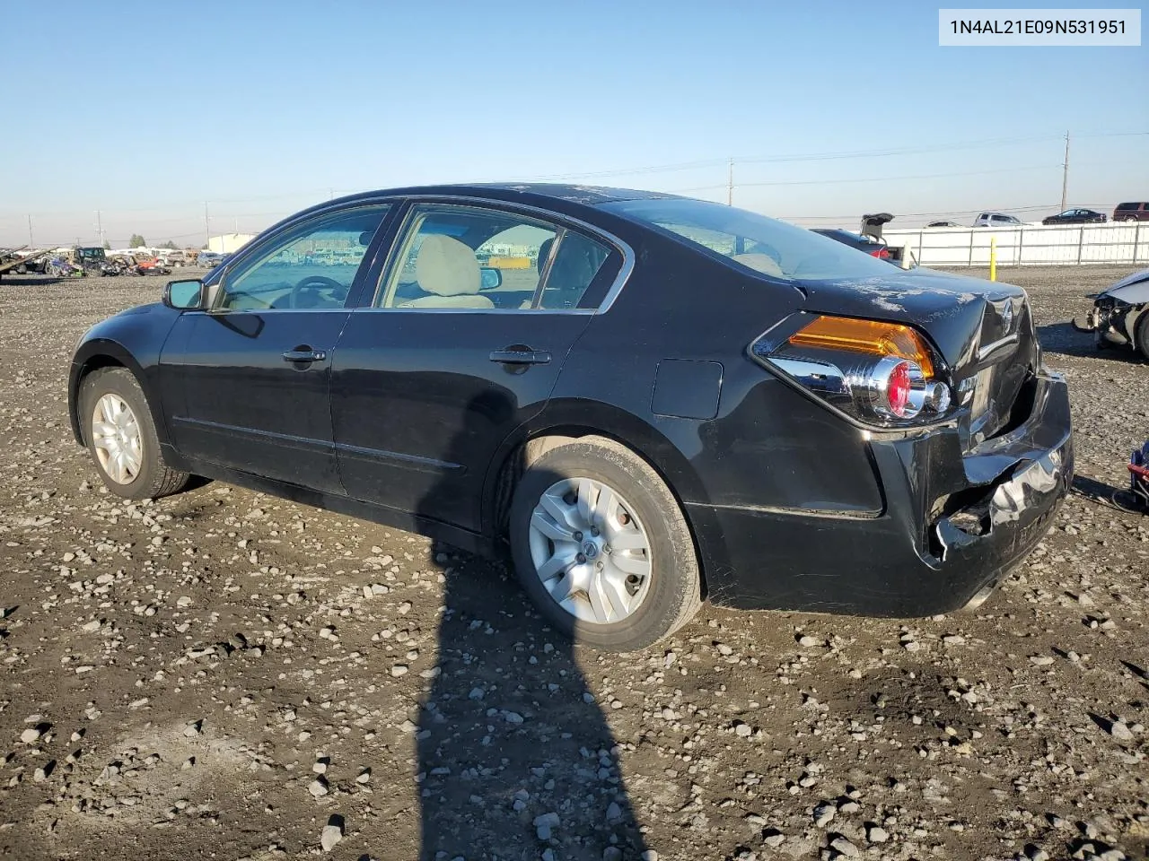 2009 Nissan Altima 2.5 VIN: 1N4AL21E09N531951 Lot: 79483334