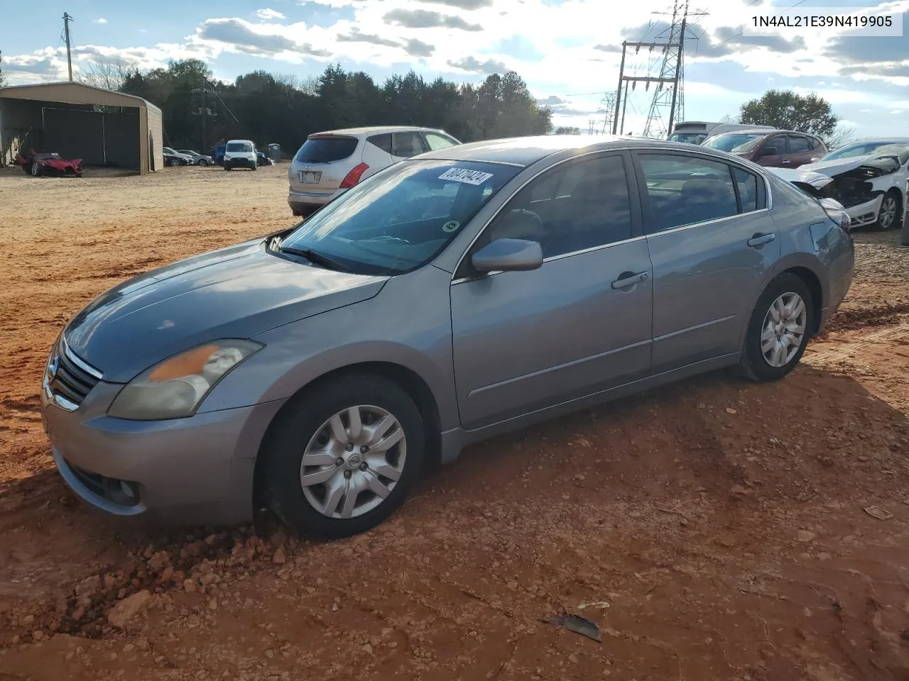 2009 Nissan Altima 2.5 VIN: 1N4AL21E39N419905 Lot: 80470424