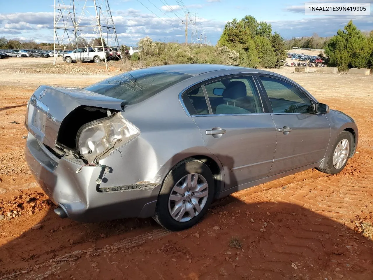 2009 Nissan Altima 2.5 VIN: 1N4AL21E39N419905 Lot: 80470424