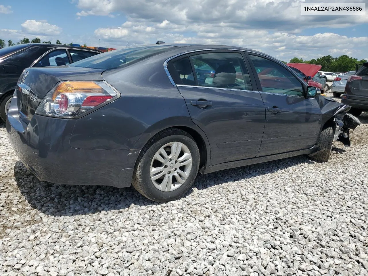 2010 Nissan Altima Base VIN: 1N4AL2AP2AN436586 Lot: 57737434