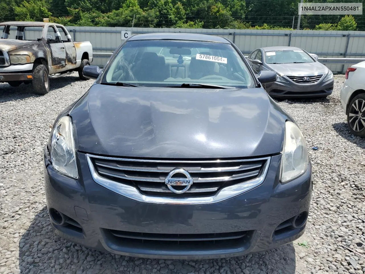 2010 Nissan Altima Base VIN: 1N4AL2APXAN550481 Lot: 57861004