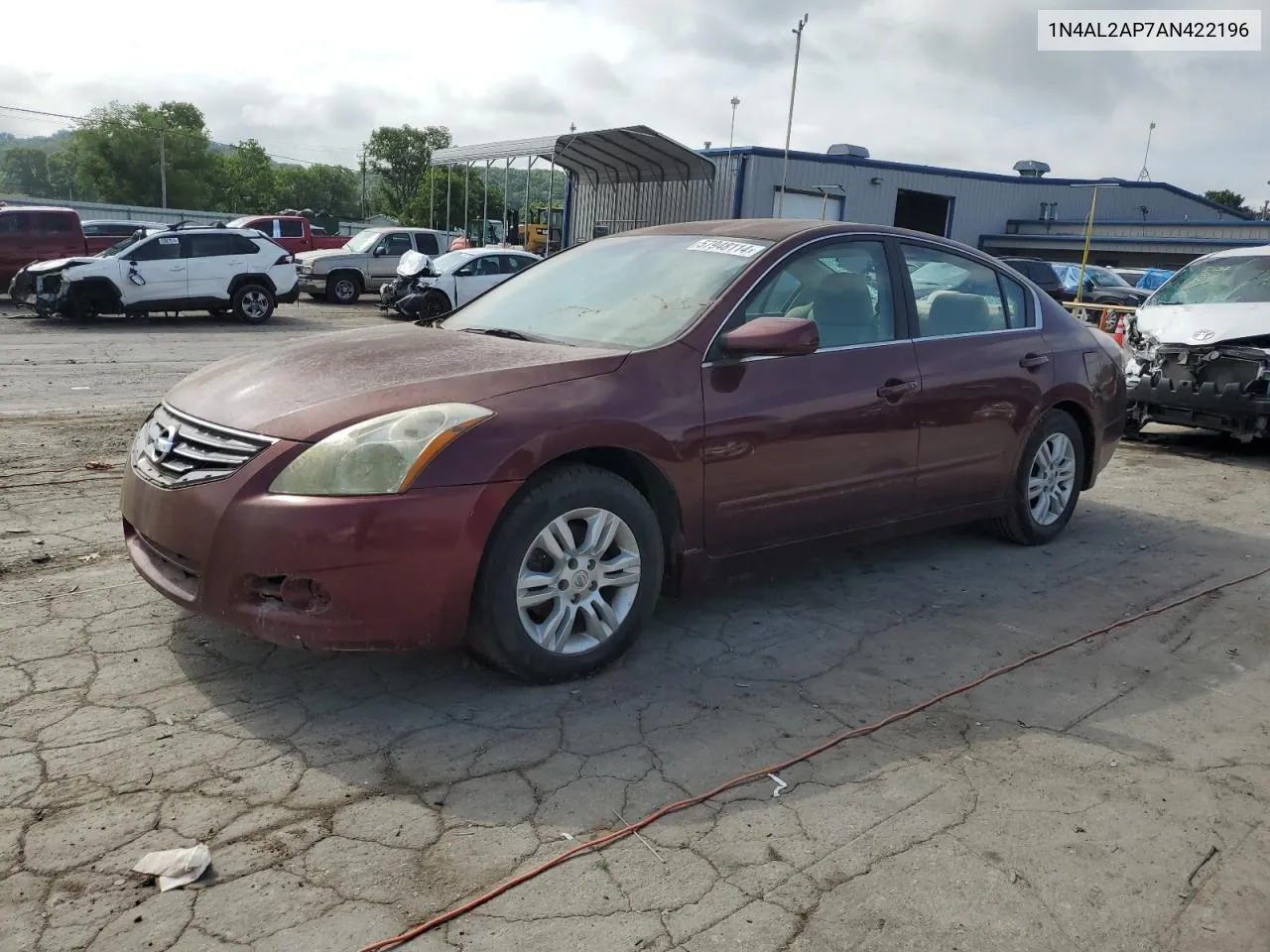 2010 Nissan Altima Base VIN: 1N4AL2AP7AN422196 Lot: 57948114