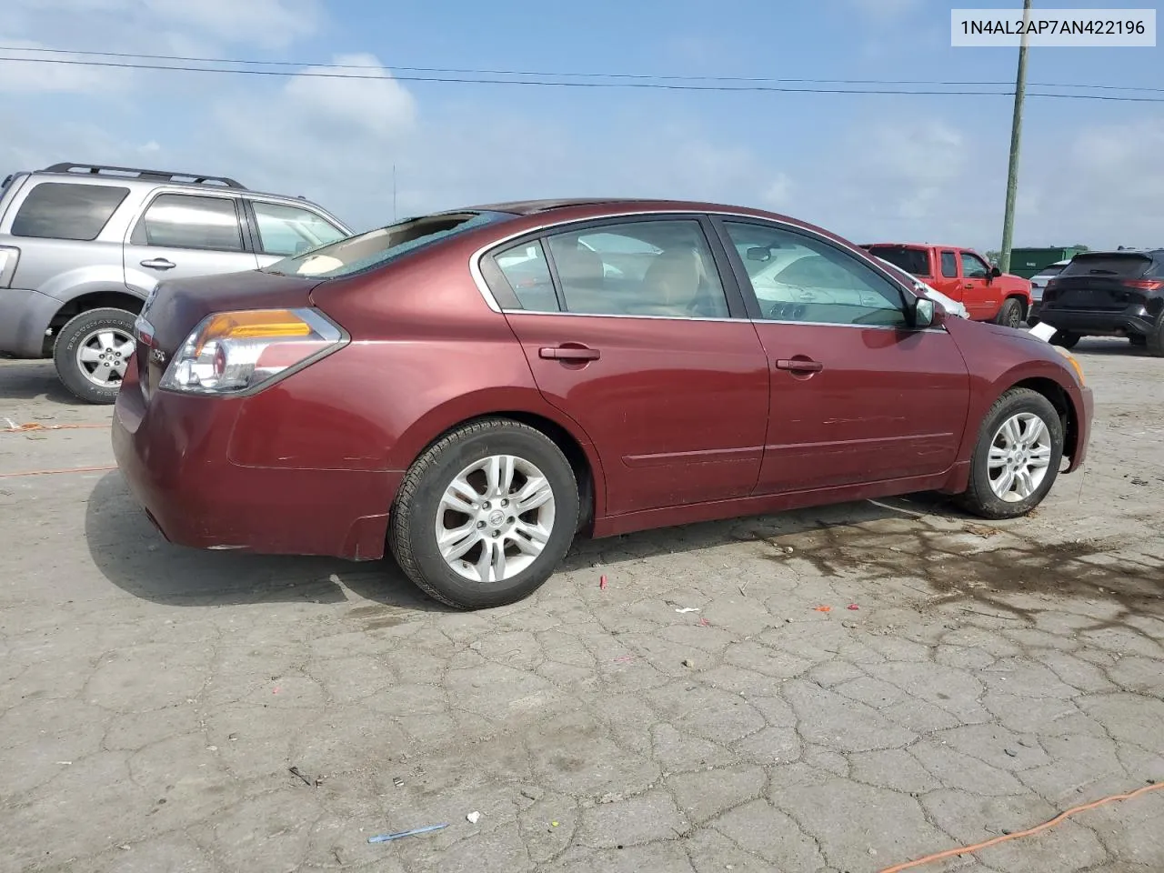 2010 Nissan Altima Base VIN: 1N4AL2AP7AN422196 Lot: 57948114