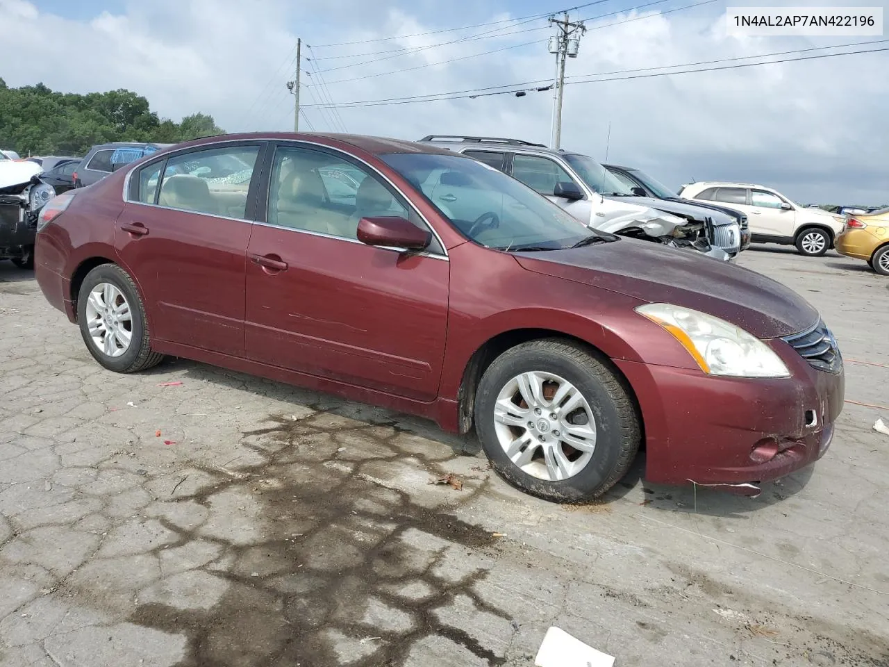 2010 Nissan Altima Base VIN: 1N4AL2AP7AN422196 Lot: 57948114